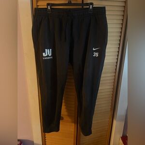 Nike Black Lacrosse Joggers Jacksonville University Lacrosse #35